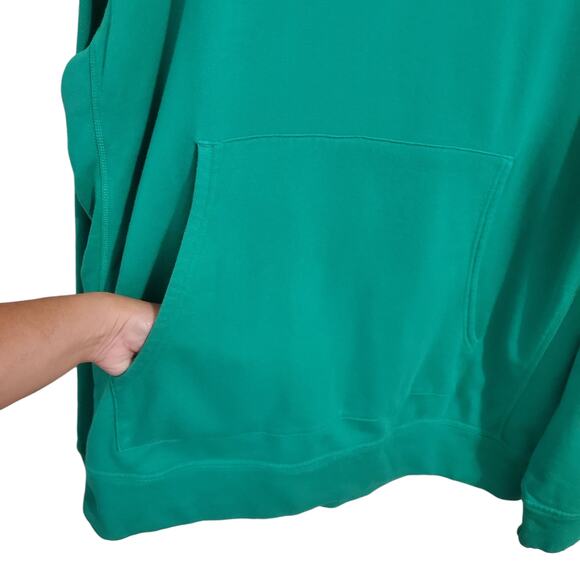 Adidas Golf Adicross Hooded Pullover Sweatshirt Green L - Picture 8 of 16